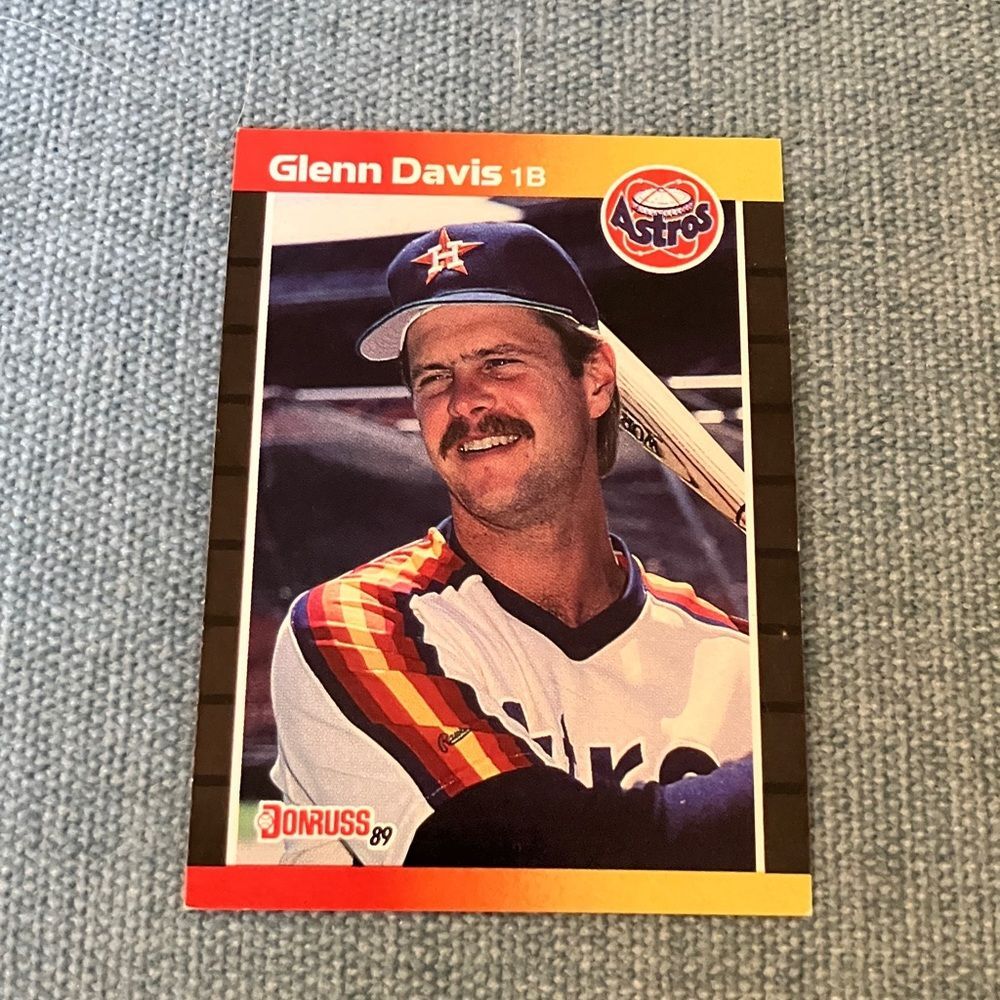 1989 Donruss Houston Astros Baseball Card Trading Card
